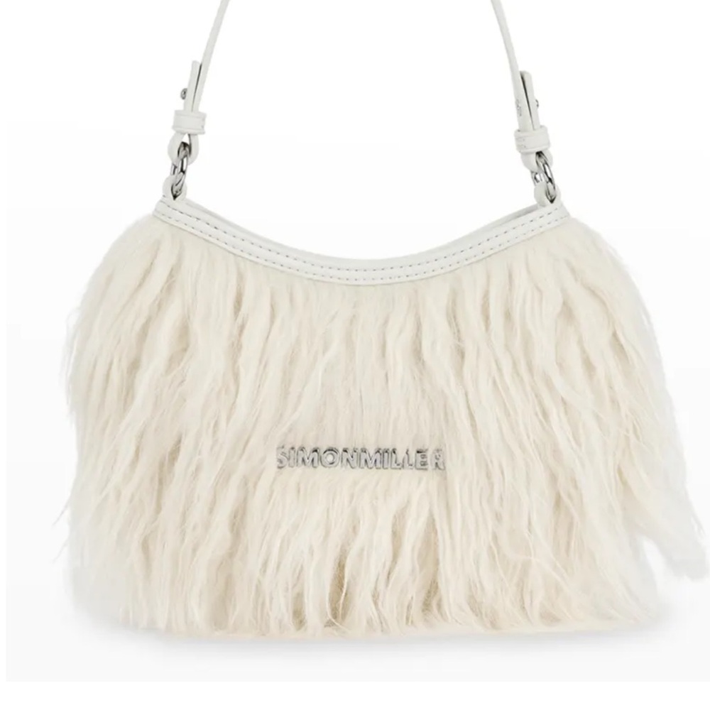 SIMON MILLER
Mini Puffin Vegan Shearling Bag